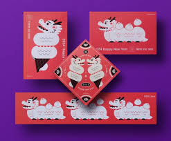 台灣2024 龍time no see / 春聯斗方/ 小籠包/ 冰淇淋/ 四款任選虎 ...