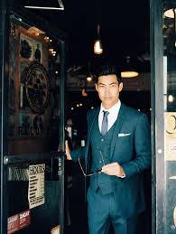 A wedding suit typically consists of a blazer, top, and tailored pants. Men S Blue Suit Gallery Generation Tux Suit Rental