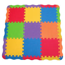The foam mats can be locked together by the puzzle shape on their sides. Edushape Edu Tiles Play Mat 25 Piece Target Play Mat Foam Play Mat Best Christmas Toys