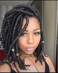 Image Result For Black Women With Locs Faux Locs Hairstyles Natural Hair Styles Curly Hair Styles