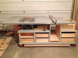 Mobile Table Saw Router Table With An Infeed And Outfeed Table 1 Mobile Table Saw Router Table Section Diy Router Table Mobile Table Router Table