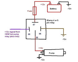 How to select an electric fuel pump. Wiring Diagram For An Electric Fuel Pump And Relay Aamidis Blogspot Com