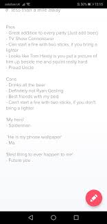 Bumble is helping with that challenge with bumble bff, where you can now swipe right for friendship. So I Let My Friend Write My Bio Tinder