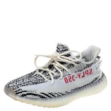 Knit shoes have unique options for simplification. Adidas Yeezy 350 White Black Knit Fabric Boost V2 Zebra Sneakers Size 42 5 Yeezy Tlc