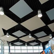 Alphasorb Fr701 Acoustic Ceiling Cloud Acoustical Solutions Architecture Ceiling False Ceiling Design Ceiling