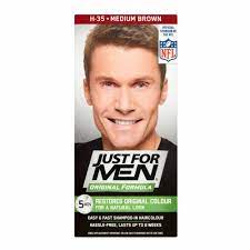 I followed the directions carefully and did not leave in longer than shown. Just For Men Medium Brown Hair Colour Wilko