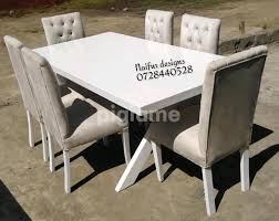 Do you want to have modern table sets? Six Seater Rectangular Dining Tables Modern Dining Table Designs Kenya Classic Dining Table Set In Utawala Pigiame