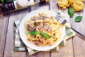 паста с курицей и грибами в сливочном соусе фото рецепт Fetuchini Recept S Gribami I Vetchinoj Recept Pasta S Govyadinoj Italyanskie Blyuda Eda