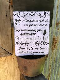 In this video we will see how we can plant rosemary and the benefits of having it in our organic garden. Practical Magic Primitive Witchery Vintage Look Sign Spilt Salt Keep Rosemary By Your Garden Gate Plant Lave Garden Gates Practical Magic Garden Gates For Sale