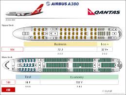 Airbus A380 Cabin Configuration Airbus A380 Qantas A380