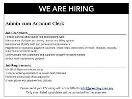You can impress an employer by sending a thank you letter after an interview. The Daily Seni Hey Guys This Is Your Chance To Work With Us We Re Looking For An Admin Cum Account Clerk In The Daily Seni Office If You Re Interested Do Send