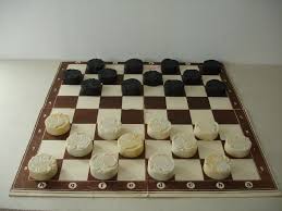 Checkers Game Vintage Board Game Drafts Full Set In Original Box White Black Plastic Checkers Board Game Vintage Board Games Checkers Game Checkers Board Game