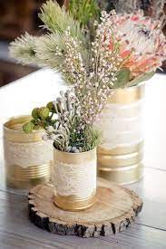 Rustic Protea Wedding By 5 Talents Photography Tin Can Wedding Ideas Flower Centerpieces Wedding Outdoor Wedding Centerpieces