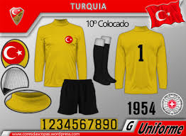 Notícias seleção nacional euro 2020. Turquia 1954 Cores Das Copas