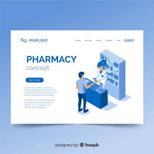 Pharmacy Landing Page Free Vector Freepik Freevector Business Technology Template Medical In 2020 Landing Page How To Create Infographics Pharmacy