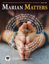 Ade armando bilang begini setelah dipolisikan atas tuduhan menghina minangkabau. Marian Matters Winter 2020 By Marian Catholic High School Issuu