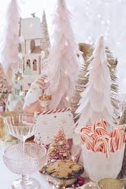 Pink Christmas Table Decorations A Pink Wonderland Dinner The Pink Dream Pink Christmas Decorations Pink Christmas Pink Christmas Table