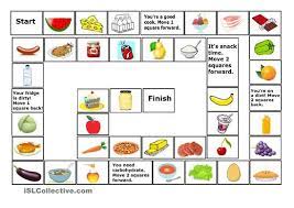 Food Game 2 Food Game Corrected Game Food Printable Board Games Food Worksheet