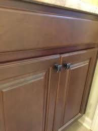 The oil rubbed bronze finish is a chemically darkened surface designed to simulate aged bronze. Cabinet Handles Amerock Kane Oil Rubbed Bronze Cabinet Hardware Knobs Pulls Hinges Handles Home Furniture Diy