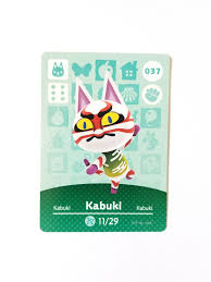 Animal crossing amiibo card tiffany. Animal Crossing Amiibo Card Kabuki 37 Mercari Animal Crossing Amiibo Cards Animal Crossing Kabuki