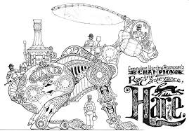 December 2008 Steampunk Coloring Steampunk Drawing Steampunk Animals