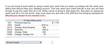 If You Are Trying To Build Credit By Using A Credit Chegg Com