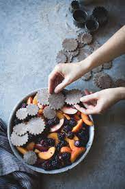 Blackberry Peach Buckwheat Pandowdy Toasted Buckwheat Ice Cream Gluten Free Recipe Gluten Free Ice Cream Food Food Photography