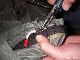 The team at fixnzip explains why some zippers separate or split open after you try zipping them, and how to repair the problem using the fixnzip. Zipper Repair Tarptent