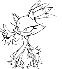 In rush, she is from a parallel dimension to sonic's, while in 2006 she is from 200 years in the future with silver the hedgehog. Blaze The Cat Coloring Pages Dibujos Imagenes Comics