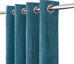 Definissez votre configuration les meubles darwin peuvent etre combines du sol au plafond pour repondre aux besoins des grands et petits espaces. Rideau Pahea Bleu 135 X 240 Cm Castorama