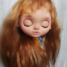 Blythe Light Blue Hand Knit Mohair Sweater