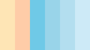 Especially suitable for home textiles. Peach Light Blue Color Scheme Blue Schemecolor Com