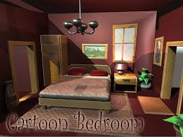 Happy couple resting on sofa and in armchair in living room, reading book, watching movie on laptop. Cartoon Bedroom 3d Model Cgtrader