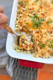 Croziflette Easy French Pasta Bake Recipe Simple Tasty Good Recipe Easy Pasta Recipes French Pasta Easter Dinner Recipes