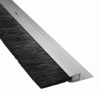 Streifenbürste STL2004 50mm mit Alu-Profil eloxiert, 200cm Länge,  Bürstendichtung, Türbürste