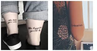 I was so content with my life and one day i asked god, what could be better than this? 60 Inspiring Tattoo Quotes That Aren T Cheesy Littlethings Com