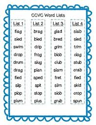 There are two main categories of ccvc words, depending on their beginning consonant sounds. Ccvc Data Collection By Incredible Learners Teachers Pay Teachers