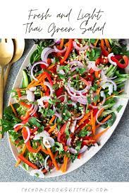 Fresh Simple Thai Salad Recipe Full Meal Recipes Green Salad Recipes Healthy Salad Recipes