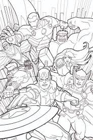 Dibujos Vengadores Para Colorear