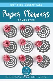 Download Rolled Flower Svg Rolled Paper Flowers Svg Rolled Rose Svg Etsy Paper Flower Template Paper Flower Patterns Rolled Paper Flowers