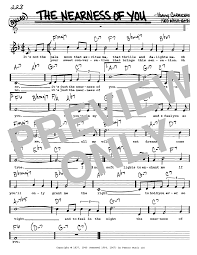 The Nearness Of You Partition Digitale Partition Musique Musique Parole
