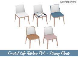 Neinahpets Coastal Life Kitchen Dining Chair