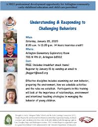 You must bring and present a copy of the certificate of completion for the online. Arlington Public Schools A Free Professional Development Opportunity For Arlington Community Early Childhood Educators And Child Care Providers