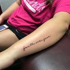 Faith over fear | wrist tattoos words, faith tattoo. Image Result For Faith Over Fear Tattoo Fear Tattoo Tattoos Faith Over Fear