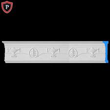 Plate rails are not just for the kitchen any more. Lightweight Paintable Chair Rail Mouldings Polyurethane Material