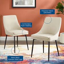 We did not find results for: Viscount Upholstered Fabric Dining Chairs Set Of 2 In Black Beige Hyme Furniture