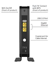 N600 Wifi Cable Modem Router
