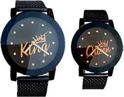 King And Queen Smart Analogue Black Dial Mens And Buy Couple Watches At Factory Price Club Factory