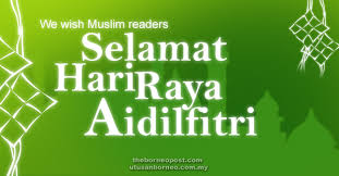 Selamat hari raya aidilfitri : Aidilfitri Falls On Wednesday Borneo Post Online