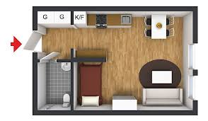 Un Studio En Couleur Pastel Planete Deco A Homes World Disposition D Appartement Plan D Appartement Dispositions Chambre